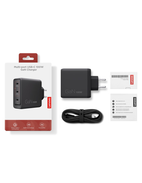 Lenovo Multi-port USB-C 100 W GaN Charger
