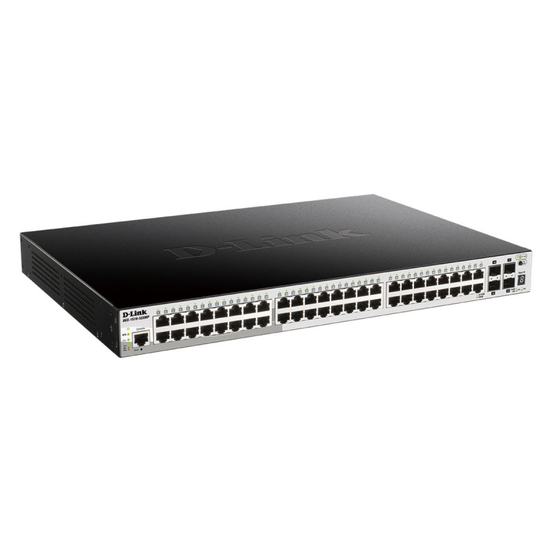 D-Link DGS-1510-52XMP 52-Port Gigabit Stackable POE Smart Managed Switch 4x 10G SFP+