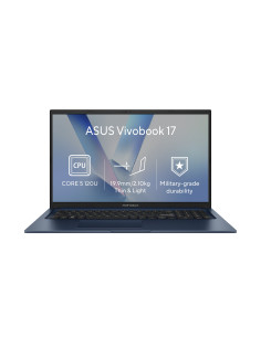 ASUS Vivobook 17/X1704VA-AU1055Z/5-120U/17,3"/FHD/8GB/512GB/Intel int/bez OS/Blue/2R