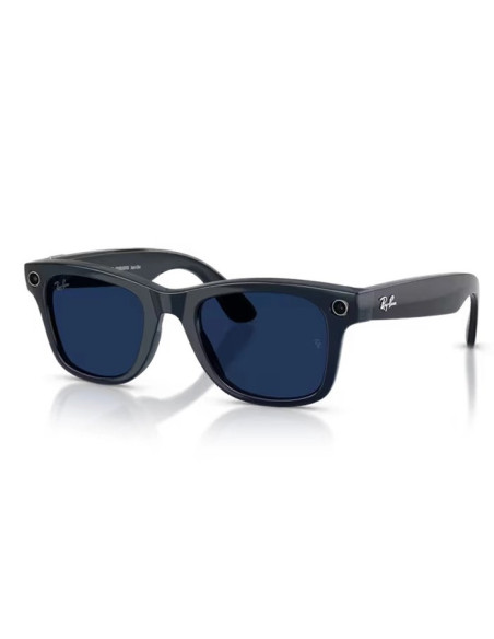 Meta Ray-Ban Gen2 Wayfarer, Shiny cosmic blue, Clear/Sapphire transitions