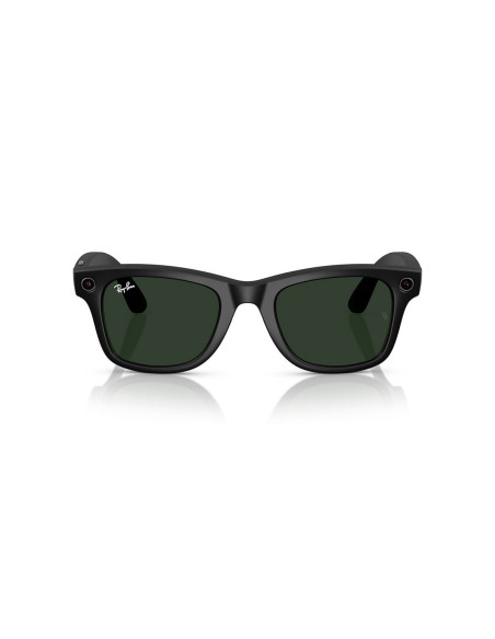 Meta Ray-Ban Gen1 Wayfarer - Matte Black/Clear to Graphite Green Transitions (Large)