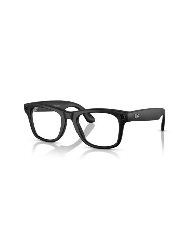 Meta Ray-Ban Gen1 Wayfarer - Matte Black/Clear to Graphite Green Transitions (Large)