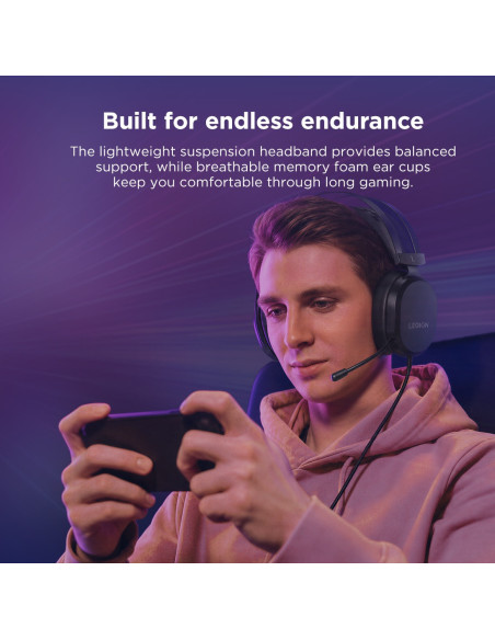 Lenovo Legion H320 7.1 Gaming Headset - Black