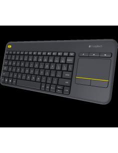 Logitech K400 plus/Bezdrôtová USB/ CZ- SK layout/Čierna