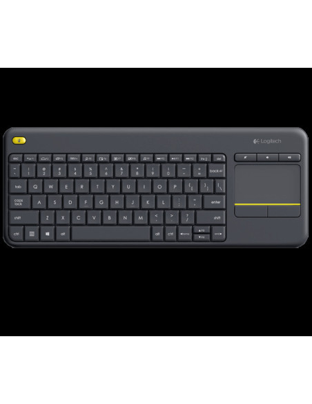 Logitech K400 plus/Bezdrôtová USB/ CZ- SK layout/Čierna