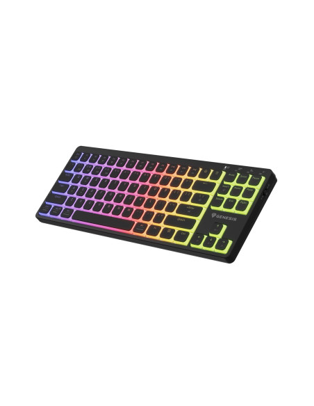 Bezdrôtová herná klávesnica Genesis THOR 430 TKL/USB+BT/US/Čierna
