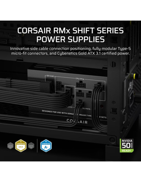 CORSAIR RM750x SHIFT 80+ GOLD, MODULAR