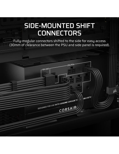 CORSAIR RM1000x SHIFT 80+ GOLD, MODULAR