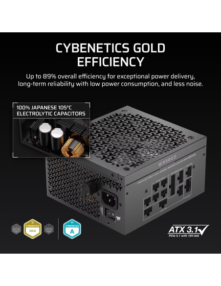 CORSAIR RM1000x SHIFT 80+ GOLD, MODULAR