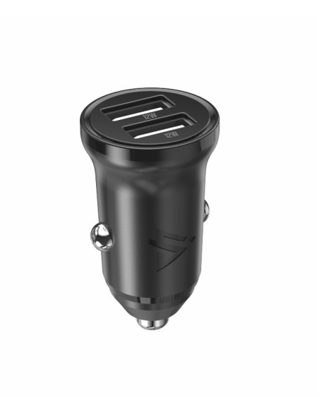 AUTONABÍJEČKA CL-01, 2,4A, 2x USB-A ČERNÁ