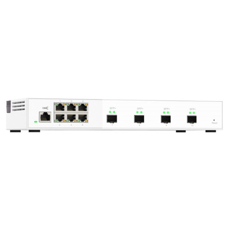 QNAP riadený switch QSW-M2106-4S (6x 2,5GbE RJ45 a 4x 10GbE SFP+)