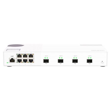 QNAP riadený switch QSW-M2106-4S (6x 2,5GbE RJ45 a 4x 10GbE SFP+)