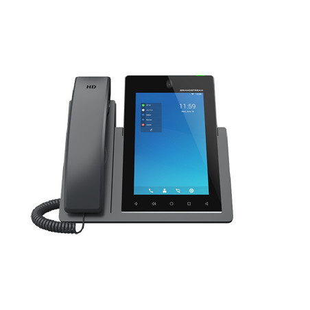 Grandstream GXV3470 SIP video telefón 7" IPS bar.dotyk.displ., Android11, 16 SIP úč. BT, WiFi