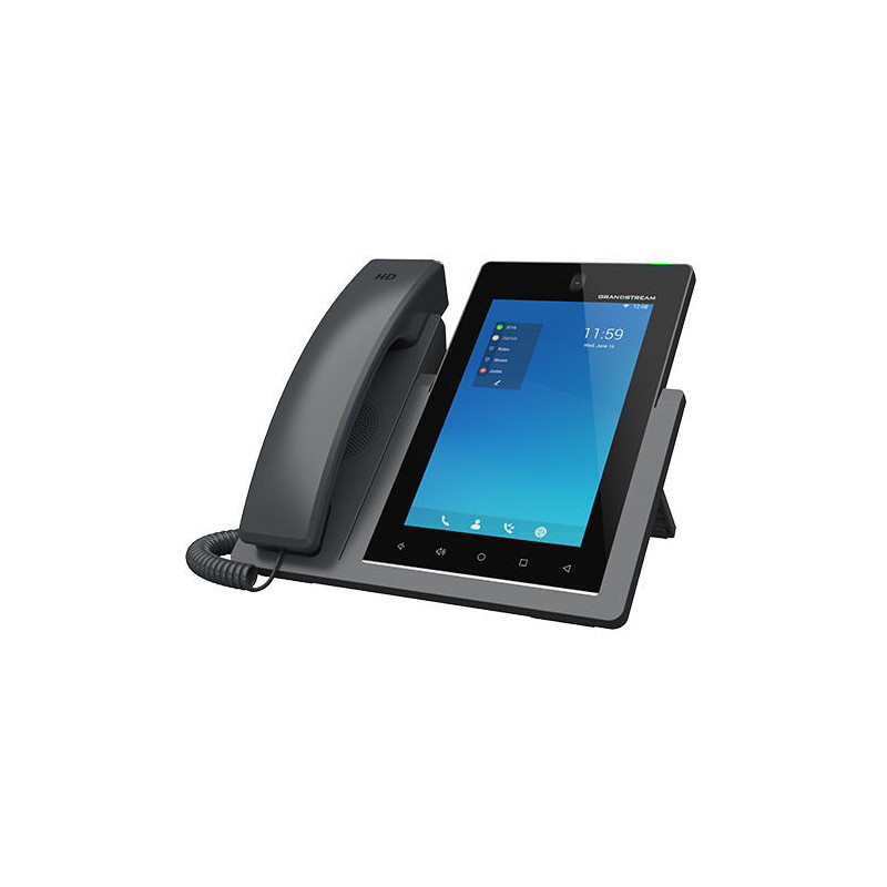 Grandstream GXV3470 SIP video telefón 7" IPS bar.dotyk.displ., Android11, 16 SIP úč. BT, WiFi