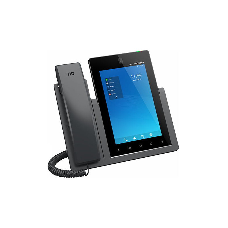 Grandstream GXV3470 SIP video telefón 7" IPS bar.dotyk.displ., Android11, 16 SIP úč. BT, WiFi
