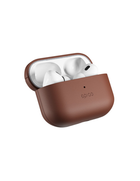 Epico Leather Case Airpods Pro 2 - hnedá