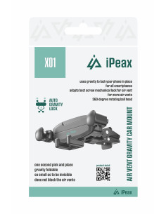 DRŽIAK DO AUTA X01 ČIERNY