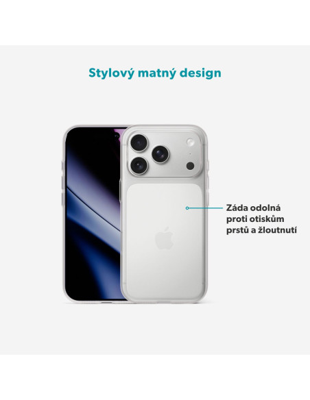 Epico AirMatte Ultraľahký kryt iPhone 17 Pro/18 Pro