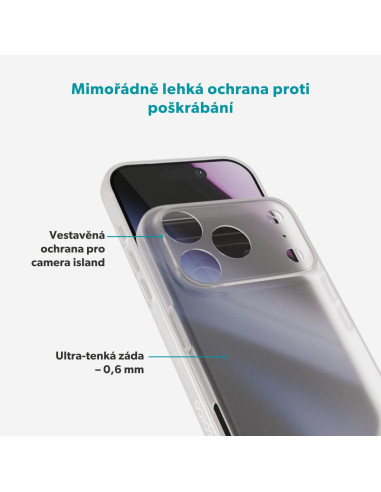 Epico AirMatte Ultraľahký kryt iPhone 17 Pro Max/18 Pro Max