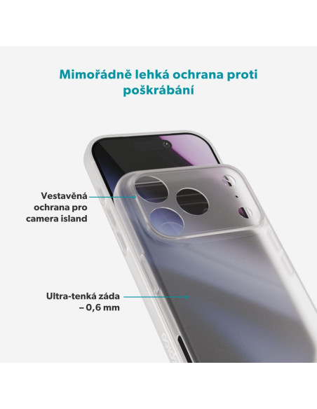 Epico AirMatte Ultraľahký kryt iPhone 17 Pro Max/18 Pro Max