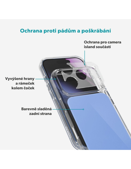 Epico Tile Mag+ Case iPhone 17 Pro/18 Pro modrá