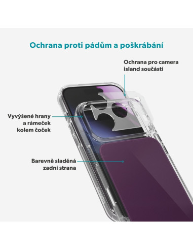 Epico Tile Mag+ Case iPhone 17 Pro/18 Pro fialová