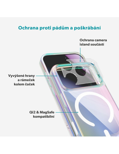 Epico Holographic Mag+ Case iPhone 17 Pro/18 Pro
