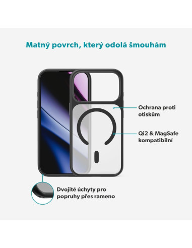 Epico HeroMatte Mag+ Case iPhone 17 Pro/18 Pro čierna