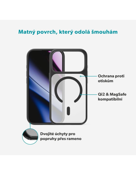Epico HeroMatte Mag+ Case iPhone 17 Pro/18 Pro čierna