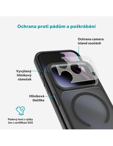 Epico HeroMatte Mag+ Case iPhone 17 Pro Max/18 Pro Max čierna