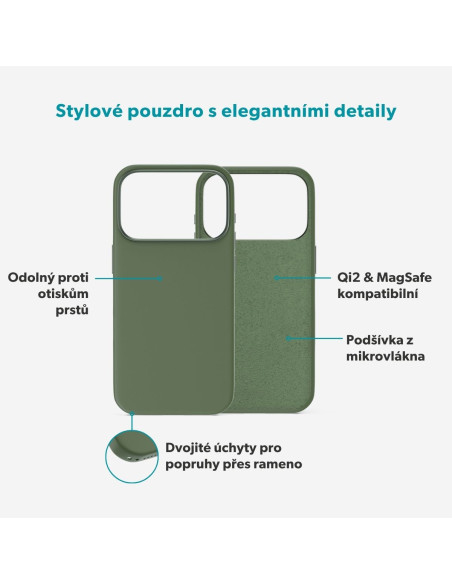 Epico Silicone Mag+ Case iPhone 17 Pro/18 Pro khaki