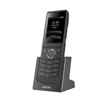 Linkvil W611W SIP WiFi telefón, 2,4" bar. LCD, WiFi6, IP67