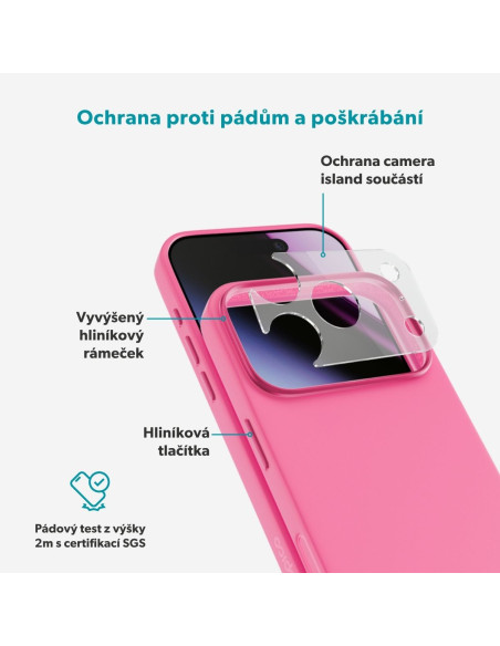 Epico Silicone Mag+ Case iPhone 17 Pro Max/18 Pro Max ružová