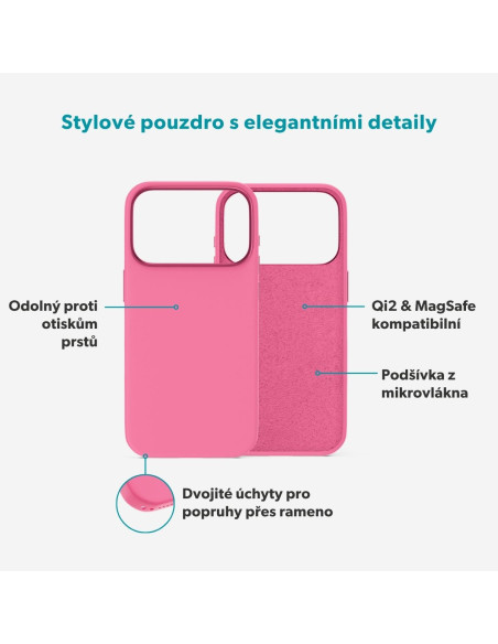 Epico Silicone Mag+ Case iPhone 17 Pro Max/18 Pro Max ružová