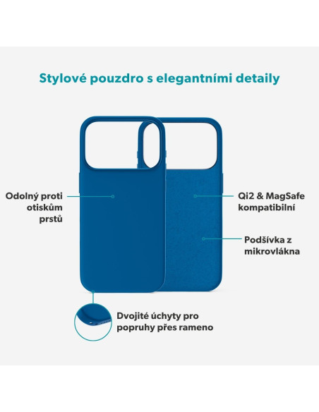 Epico Silicone Mag+ Case iPhone 17 Pro Max/18 Pro Max modrá