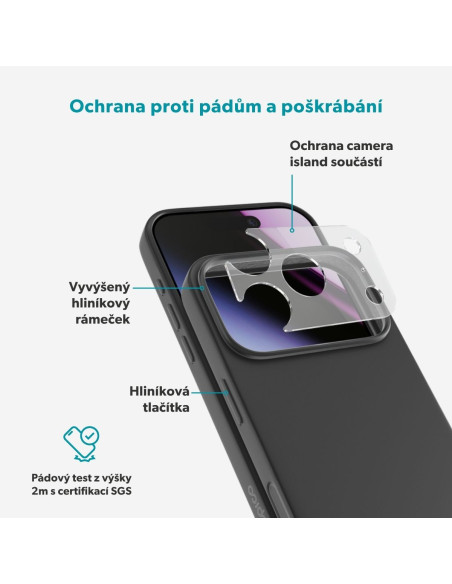 Epico Silicone Mag+ Case iPhone 17 Pro Max/18 Pro Max čierna