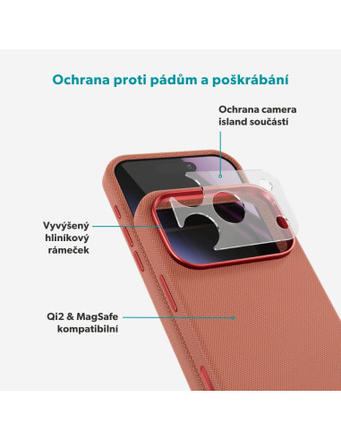 Epico SolidWoven Mag+ Case iPhone 17 Pro/18 Pro hnedá