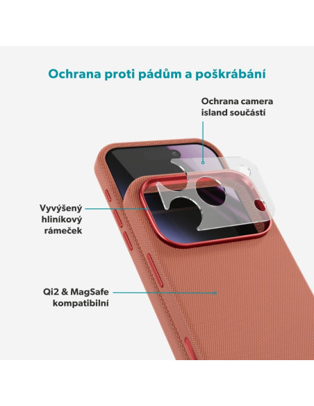 Epico SolidWoven Mag+ Case iPhone 17 Pro/18 Pro hnedá