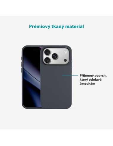 Epico SolidWoven Mag+ Case iPhone 17 Pro/18 Pro čierna