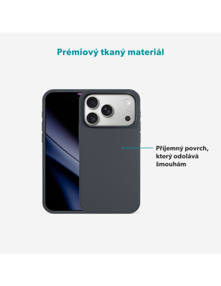 Epico SolidWoven Mag+ Case iPhone 17 Pro/18 Pro čierna