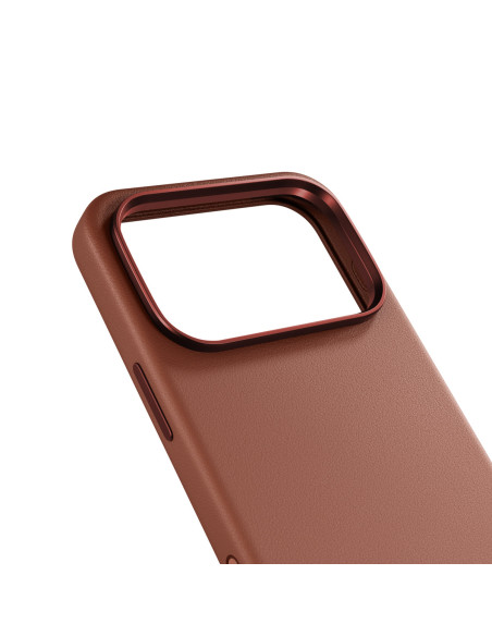 Epico Leather Mag+ Case iPhone 17 Pro/18 Pro hnedá