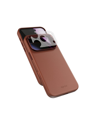 Epico Leather Mag+ Case iPhone 17 Pro Max/18 Pro Max hnedá