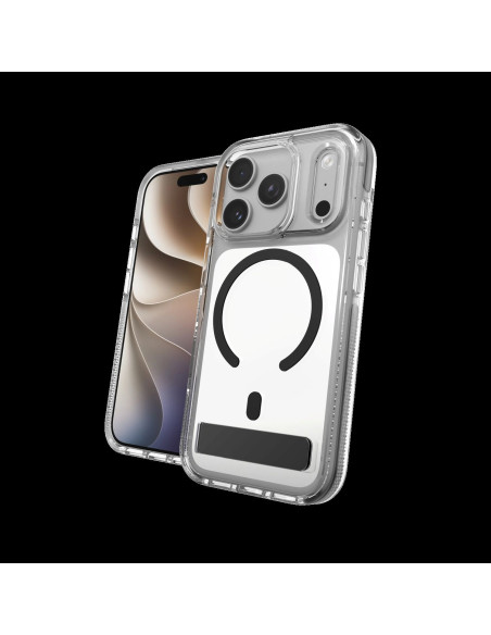 Case Santa Cruz s kickstandom a fotoaparátom Button Cover pre Apple iPhone 18 Pro / 17 Pro - Black