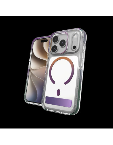 Case Santa Cruz Snap Kickstand Metallic with Camera Button Apple iPhone 18 Pro/17 Pro CosmicRadiance