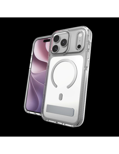 Case Santa Cruz Snap Kickstand Metallic with Camera Button Apple iPhone 18 Pro Max/17 Pro Max Silver