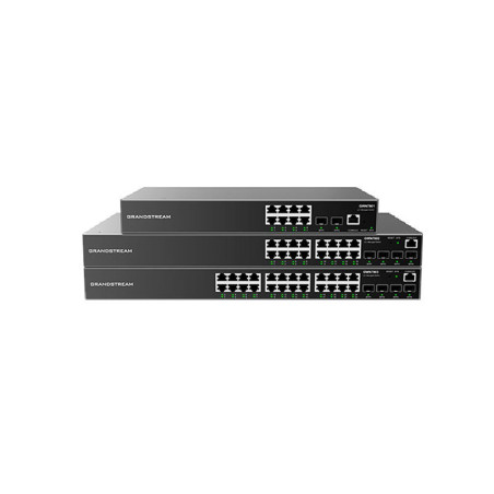 Grandstream GWN7802P Managed Network PoE Switch 16 1Gbps portov s PoE, 4 SFP portami