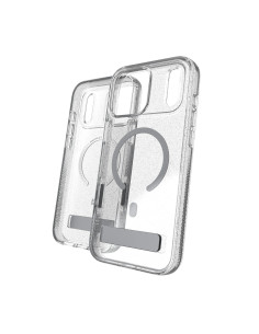 Case Milan Snap with Kickstand pre Apple iPhone 18 Pro Max / 17 Pro Max - Glitter Silver