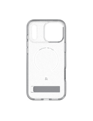 Case Milan Snap with Kickstand pre Apple iPhone 18 Pro Max / 17 Pro Max - Glitter Silver