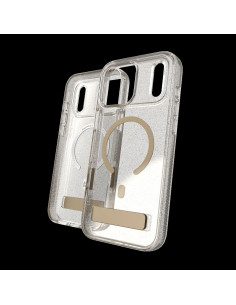 Case Milan Snap with Kickstand pre Apple iPhone 18 Pro Max / 17 Pro Max - Glitter Gold