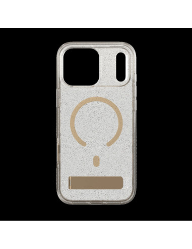 Case Milan Snap with Kickstand pre Apple iPhone 18 Pro Max / 17 Pro Max - Glitter Gold